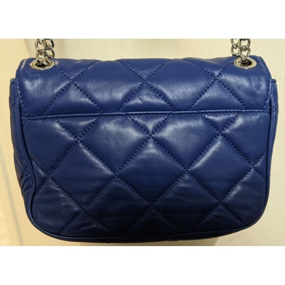 Michael Kors Blue Quilted Shoulder Bag - Picture 7 of 16